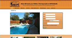Desktop Screenshot of fencesfororphans.org